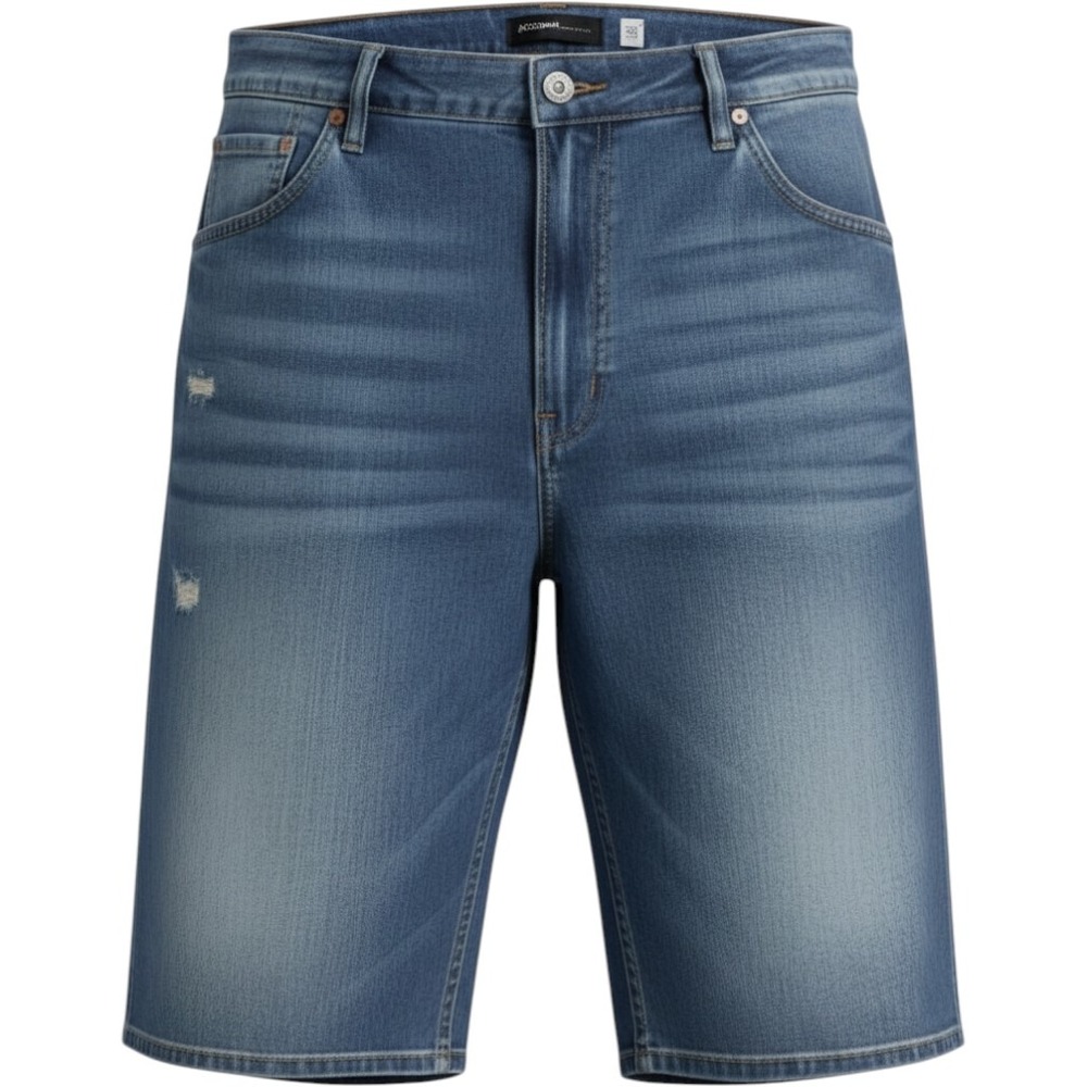 Rocawear Mens Regular Fit Denim Shorts Blue Dark Wash Size 42 Streetwear Y2K